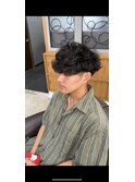 強めシャドウパーマ