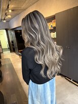 サニー 渋谷(SUNNY) バレイヤージュ、ダブルカラー、レイヤーカット、アッシュカラー