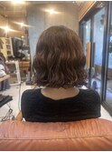 柔らかウェーブパーマ×ボブスタイル