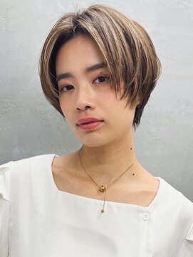 マノ 千歳烏山(MaNO) 〈a4〉ショート韓国ボブハイライト髪質改善ブリーチ前髪20代30代