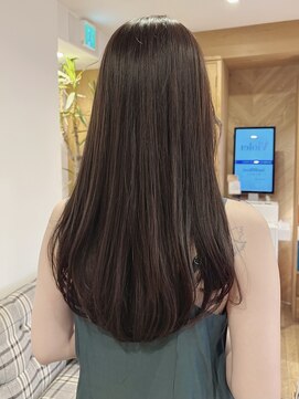 艶感ダークブラウンぽってりレイヤー