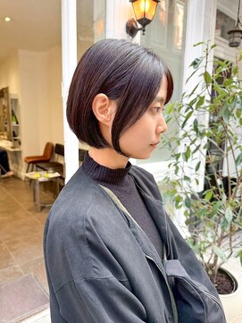 ボブ/小顔カット/ぱつっとボブ【表参道原宿美容室】