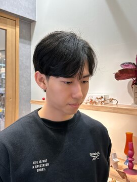 目黒蓮さん風ヘアスタイル