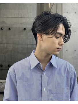 ベル 表参道Terrace(Belle) men'shair/センターパート/メンズショート/韓国風マッシュ