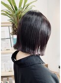 【カラーも一緒に】髪質改善ストレート×艶ボブ