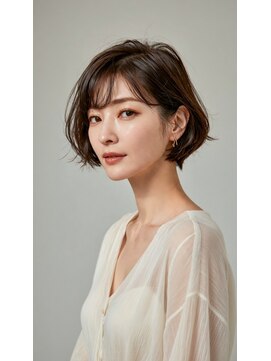 コートフィールエー(CO_T feel.a) 忙しい朝も即決！乾かすだけで決まるハンサムボブ。