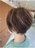 愛され大人丸みショートボブ20代30代40代50代