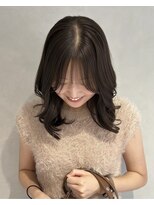 リアン バイ キートス(Lien by kiitos)&nbsp;ラベンダーブラウン/くびれレイヤー/顔まわりカット/透明感