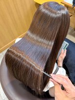 ピノ ヘアー(Pino hair)&nbsp;縮毛矯正×透明感カラーでつくる艶髪ロング