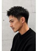 【30代.40代men's】清潔感ベリーショート/黒髪/新宿駅