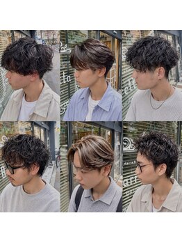 バレッタ(Barretta by neolive)の写真/ラフなパーマで印象的にツイストスパイラ/波巻きパーマ/フェザーパーマ/シャドウパーマ/メンズカット