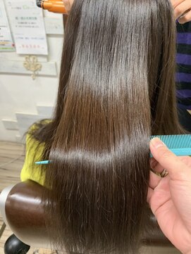 モダ 静岡(MODA) 髪質改善でさらツヤ♪しなやかナチュラルストレート