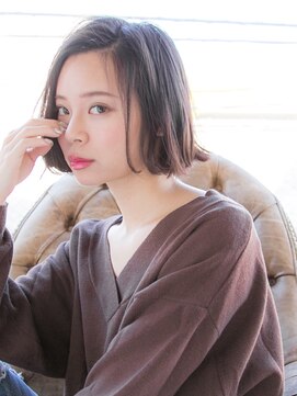 リリアン 青山(relian) 切りっぱなしボブ×外ハネ