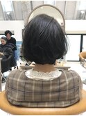 髪質改善/韓国レイヤー/グレージュ/顔周り/ミニボブ
