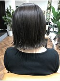 大人切りっぱなしボブ