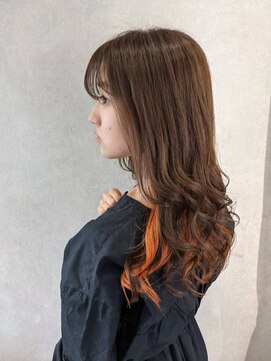 ウサギ 夏 インナーカラー