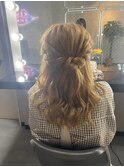 アイドルが奏でるちょこっとハーフアップ