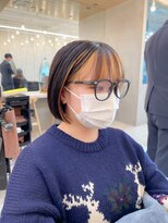 ロンドアジュール 横浜(Lond azur)&nbsp;インナーカラー×ボブでおしゃれに◎【横浜/横浜駅/横浜美容室】