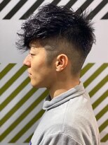バーバーバー 四谷(BARBER-BAR)&nbsp;ツーセクションスペインカール風スタイル