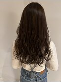  グレージュカラー/ボブウルフ/黒 髪/ココアベージュ