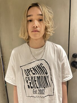 ビビト(bibito) bibito メンズボブパーマ　不規則ウェーブ　カジュアルパーマ