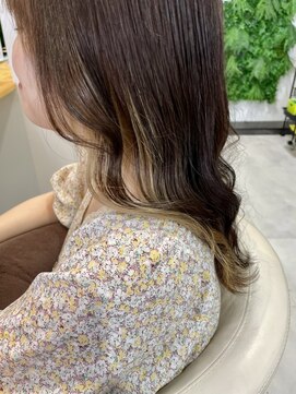 クレア 岡崎南店(CREA) チラ見せモテ髪♪ケアインナーカラー