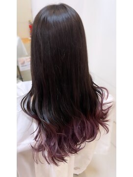 ソワンドゥブレス 大日店 (soin de brace) ブラック×パープル