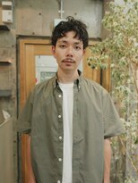 ピープル オモテサンドウ(people omotesando) 2wayバングメンズショートニュアンスパーマくせ毛風パーマ