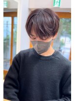 イオエ 心斎橋(ioe)&nbsp;コンマヘアナチュラルセンターパート【韓国メンズアイドルヘア】