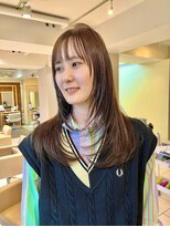 ソー 銀座(SAUT)&nbsp;顔周りレイヤーカット/フェイスレイヤー/こなれストレート