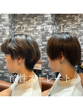 リリー シンジュク(Lilly) 【Lilly新宿】#酸性ストレート#カラー同時OK #ブリーチ履歴1回