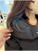 【瀧澤一真】イヤリングカラー　ターコイズブルー