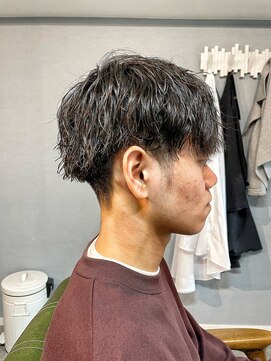 グリードヘア(GREED HAIR) マッシュ×波巻きパーマ
