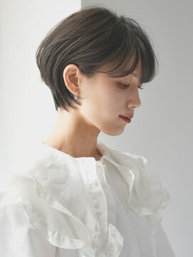 インセプション 銀座(INCEPTION) 切りっぱなしショート・ボブ/絶壁解消/前髪なし/40代/30代/丸顔