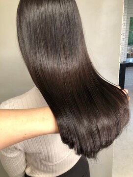 ジーナ 船橋(Zina) 髪質改善＊ロングレイヤーグレーベージュ＊美髪【Zina船橋】