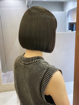 ロンド ボーイ 表参道(Lond BOY) ミニウルフレイヤーカット顔周り前髪韓国ショートボブ表参道