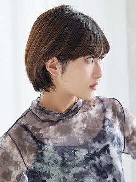 オーバーヘアー 南草津店(over hair) 【over hair】丸みショート×大人ショート