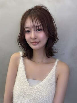 ロンド ストラーダ 心斎橋(Lond strada) レイヤーボブ×インナーカラー[心斎橋/髪質改善]