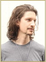 ジジバイワースホワイル(jiji by WORTH WHILE) 外国人風パーマウルフカルマパーマベリーショートダークアッシュ