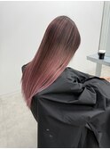ピンクバレイヤージュ