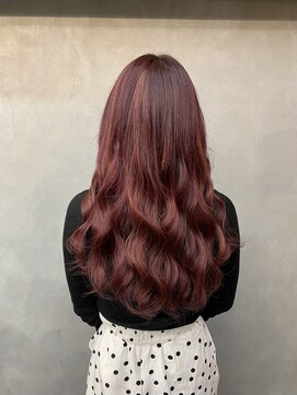 シーエスメイドバイシャチュー 栄店(CS made by SHACHU) レッドカラー+シールエクステ80枚