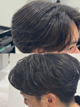 メンズサロン ジ エクト リアン 箕面(メンズサロン The Ect Lien) ニュアンス・フェザー毛流れパーマ