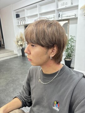 ハイトーンカラー/ベージュカラー/メンズハイトーンカラー