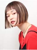 ボブ／インナー／バング／モード
