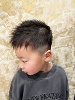 デザイニングヘアードゥ(designing hair Deux)&nbsp;キッズ刈り上げベリーショートヘア　【キッズカット/キッズ】