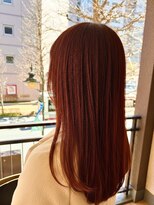ヘアメイク フレンシア(hair make flencia)&nbsp;太陽に映える！暖色系美艶チェリーブラウン【083スタイル】