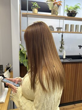 シンクアンド(THINK AND) ハニーベージュ / ベージュカラー / ダブルカラー | THINK AND