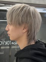 ニコトウキョウ 新宿(nico TOKYO) ウルフセンターパートショートネープミルクティーカラー