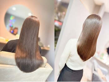 ヘッドスパ エル 錦糸町(headspa elle)の写真/【目を引く艶髪へ】希少な髪質改善で深層補修×時短ケアを実現◎うねり・広がりを抑え理想の美しさへ