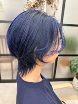 ITSUKI men's&nbsp;ネイビーブルー×韓国ウルフ